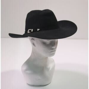 Bailey Black Angora Blent Rabbit Felt XXXX Cowboy Hat 7 (56)